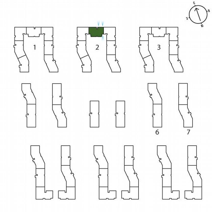 3-к. квартира, 77,7 м², 3/3 эт.