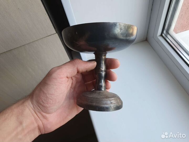 Мороженница мельхиор серебрение СССР