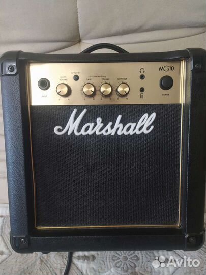 Гитарный комбоусилитель marshall mg10 gold