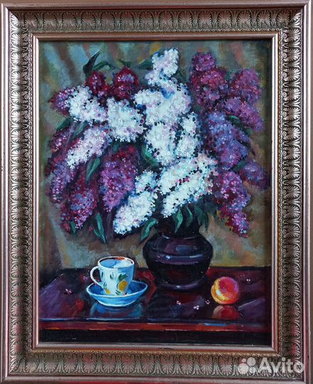 Картина маслом на холсте. Натюрморт