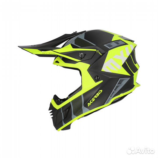Мото Шлем Acerbis X-track 22-06 Black/Fluo-Yellow