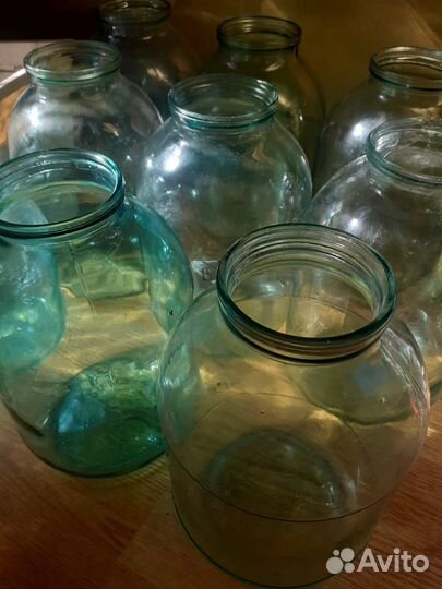 Банки стеклянные 3 л, 2л, 1л, 0,5л, 0,4л, 02л