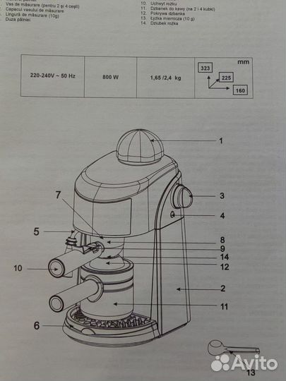 Кофеварка рожковая