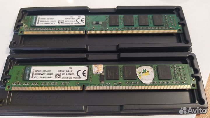 Память DDR3 Kingston 4Gb 1600 Mгц