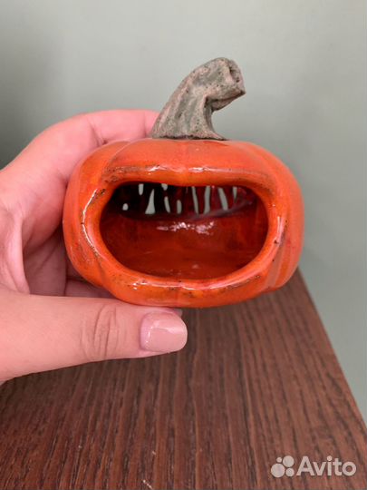 Подсвечник тыква