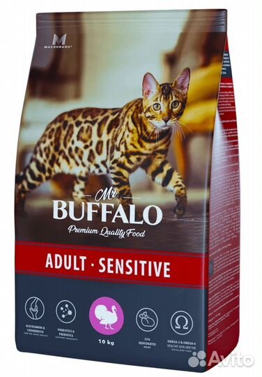 Корм сухой для кошек Mr. Buffalo
