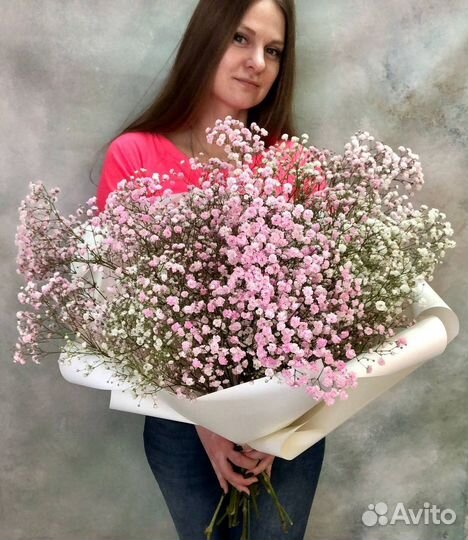 Цветы гипсофила букет для женщины