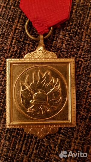 Бельгия 1978. Медаль за пожарные заслуги