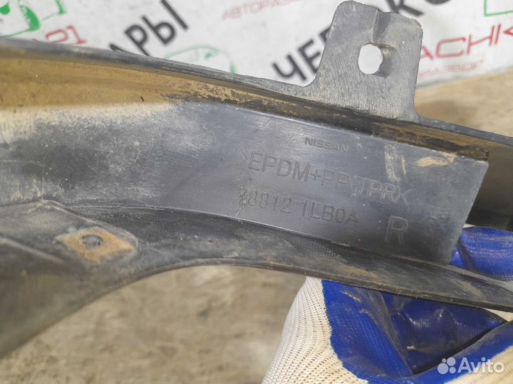 Брызговик задний правый Nissan Patrol Y62 (10-17)