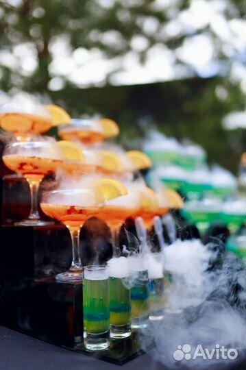 Молекулярный бар, азотное шоу