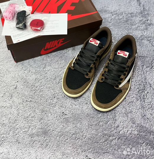 Кроссовки AIR jordan LOW travis scott (42)