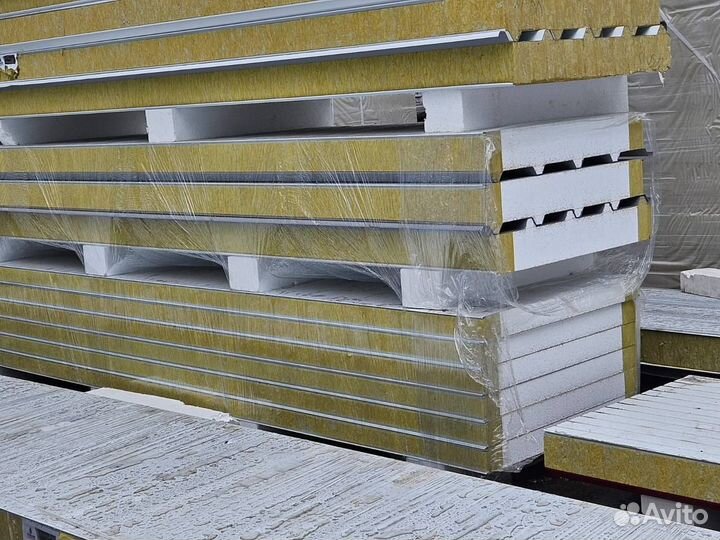 Сэндвич-панели Комбипан (минвата+пенополистирол)