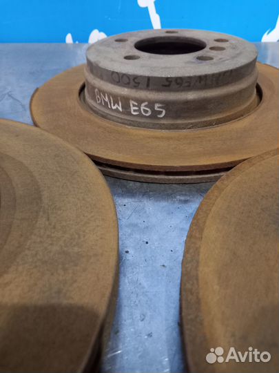 Бмв 7 Е65 диски тормозные задние