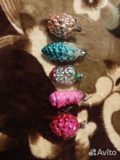 Игрушки ёлочные советские