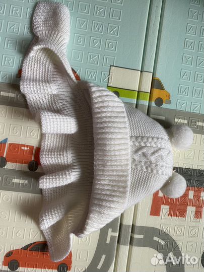 Детская зимняя шапка Журавлик