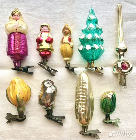 Елочные игрушки СССР