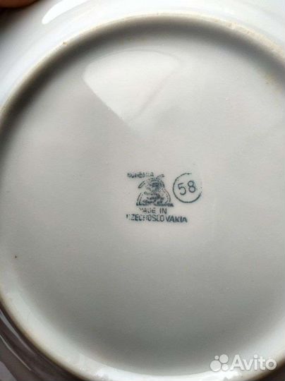 Тарелки десертные Богемия Чехословакия