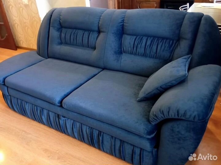 Перетяжка и замена обивки дивана, кресел Люберцы