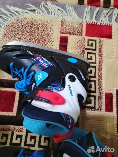 Коньки детские nordway раздвижные 30-33