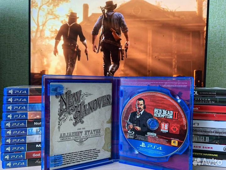Игра Red Dead Redemption 2 ps 4