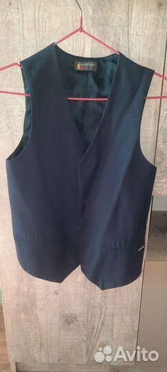 Рубашка, брюки, жилет школьные