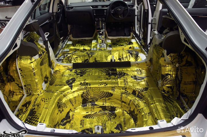 Шумоизоляция авто. Шумоизоляция пола в салоне