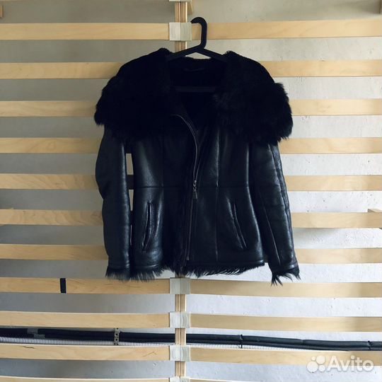 Дубленка натуральная кожа и мех