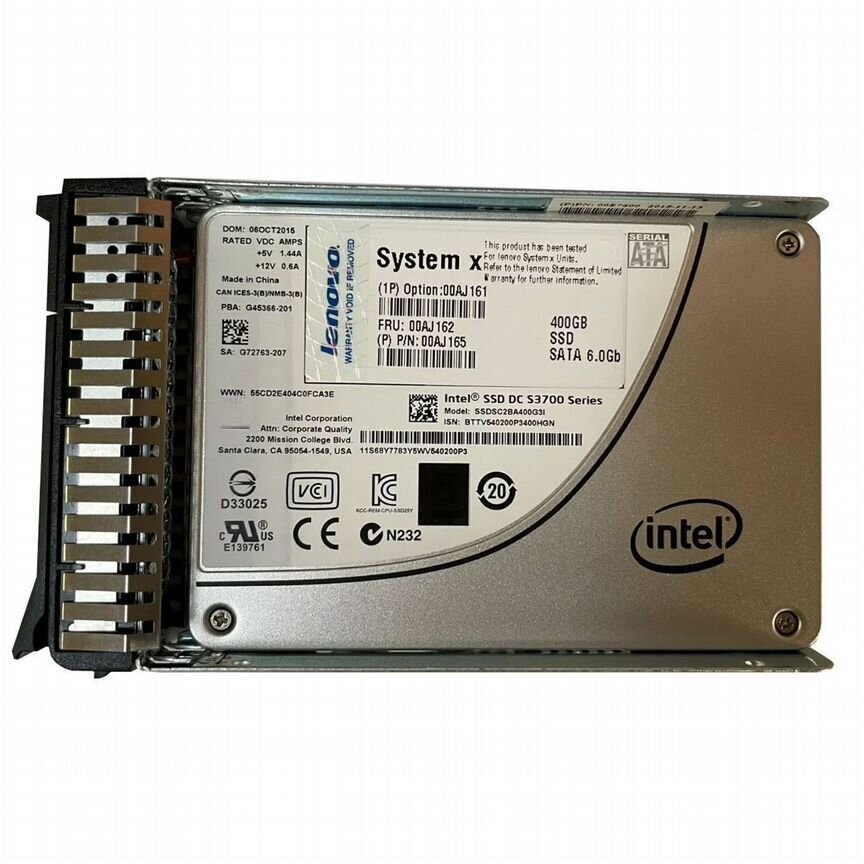 [SSDSC2BA400G3I] Жесткий Диск Intel Ssdsc2ba400g3i 400gb 2.5" Ssd