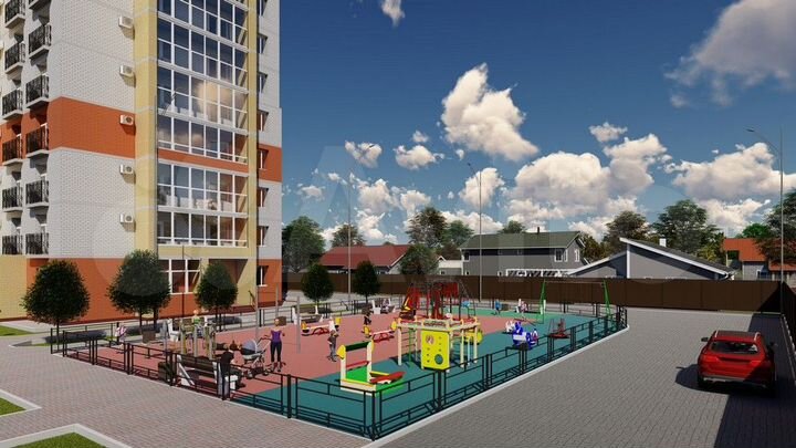 1-к. квартира, 58 м², 10/12 эт.