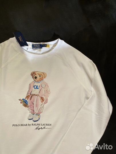 Polo ralph lauren bear свитшот женский