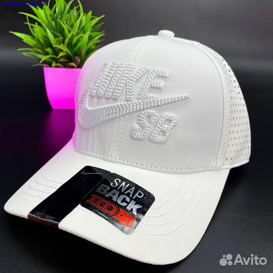Белая бейсболка Nike (Арт.66894)