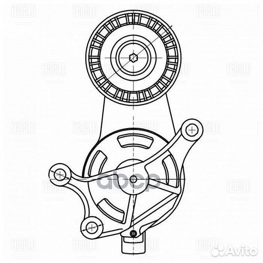 Ролик ремня приводного VW golf 03- (с натяж.) C
