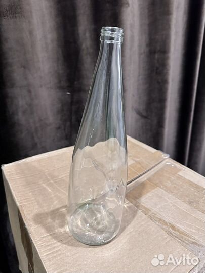 Бутылки стеклянные 1 литр с крышками