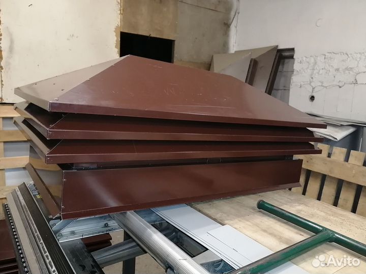 Дымник, колпак, оголовок