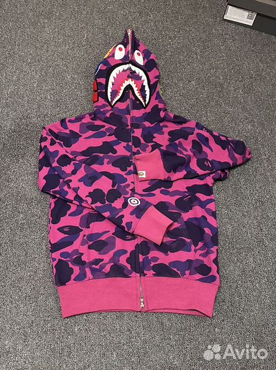 Зип худи Bape Shark