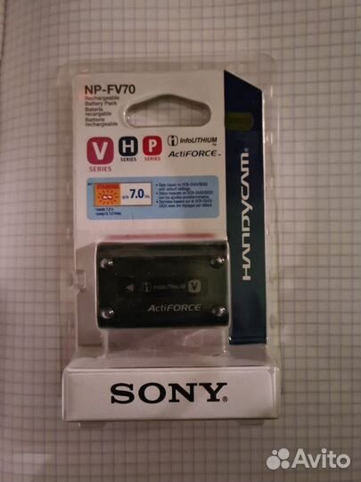 Аккумулятор для старых видеокамер Sony