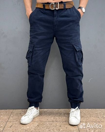 Джинсовые джогеры мужские