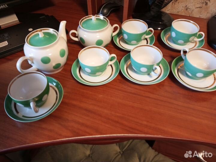 Два разных Чайных сервиза СССР 6 и 12персон