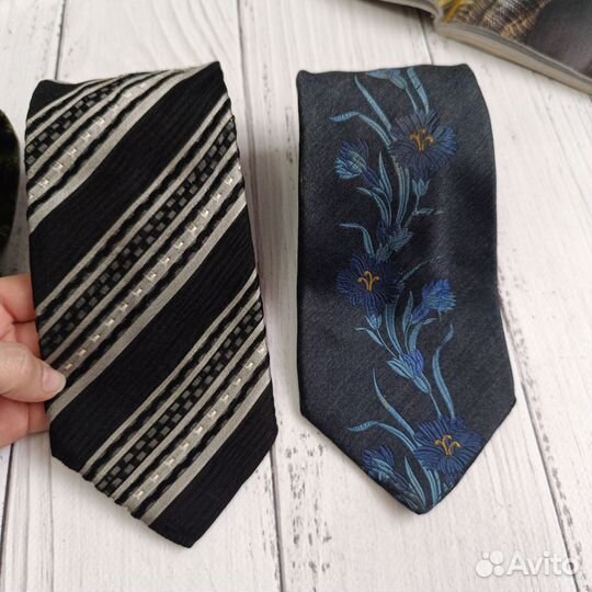 Мужской шелковый галстук Kenzo. Оригинал