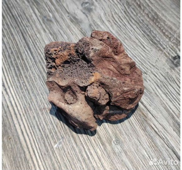 Лава камень черный и красный 5*10см 10*20см