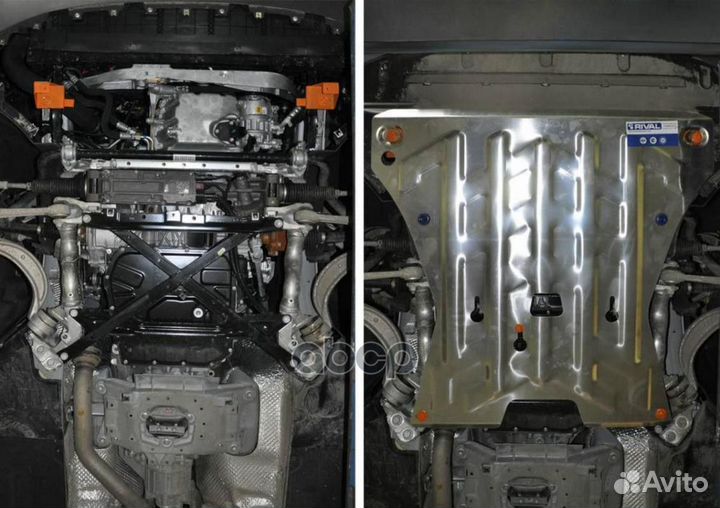 Rival) Защита картера и кпп audi Q5 (Алюм.) 33