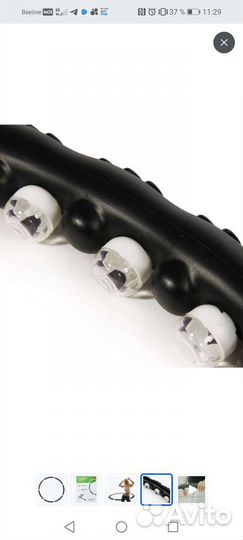 Массажный обруч для похудения с магнитами Bradex