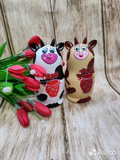 Матрёшка 'Корова