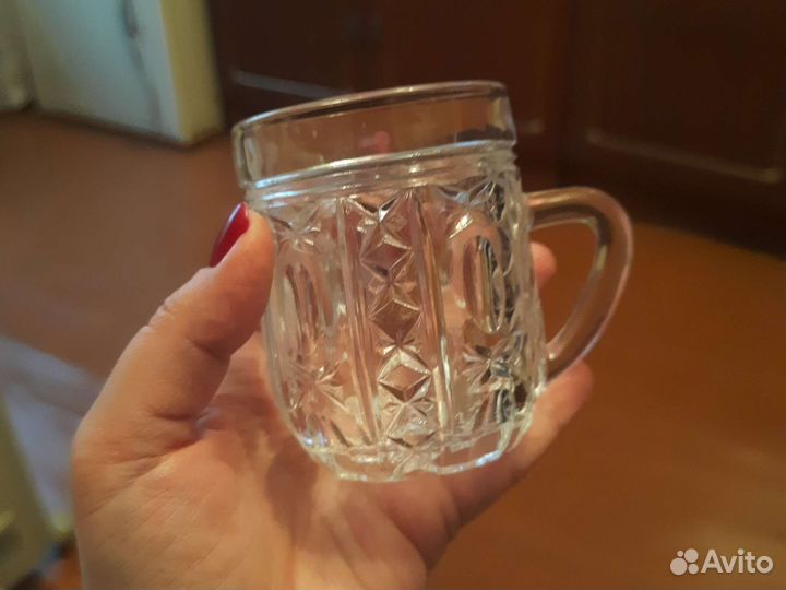 Кружка хрусталь СССР боченок