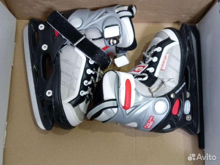 Коньки детские раздвижные размер 29-32