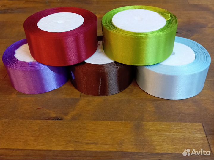 Лента флористическая атласная