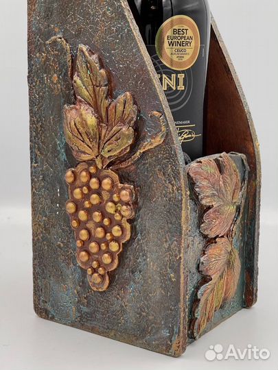 Короб для бутылки вина.Ручная работа