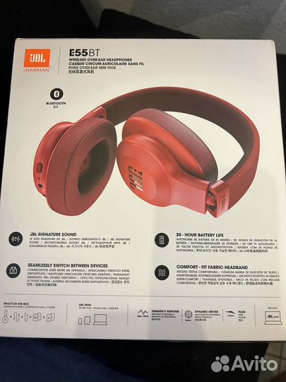 Беспроводные наушники jbl E 55 BT