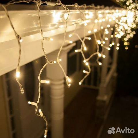 Гирлянда уличная бахрома