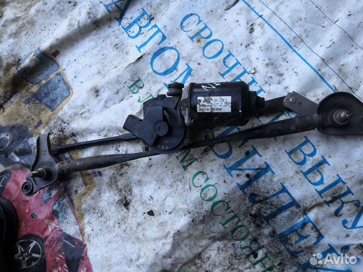 Трапеция дворников, моторчик Hyundai NF Sonata